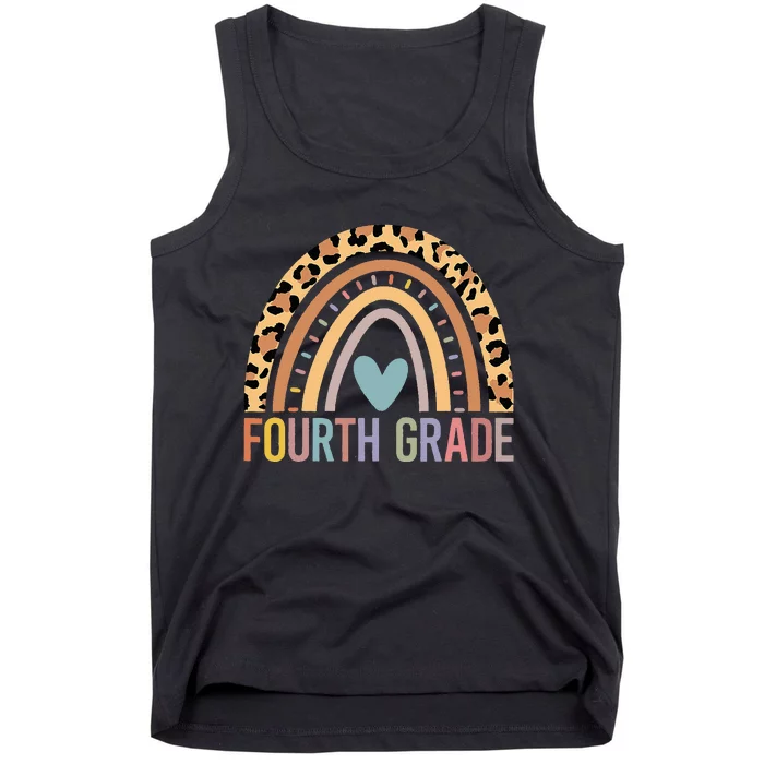 Fourth Grade Rainbow Teacher Team 4th Grade Squad Tank Top