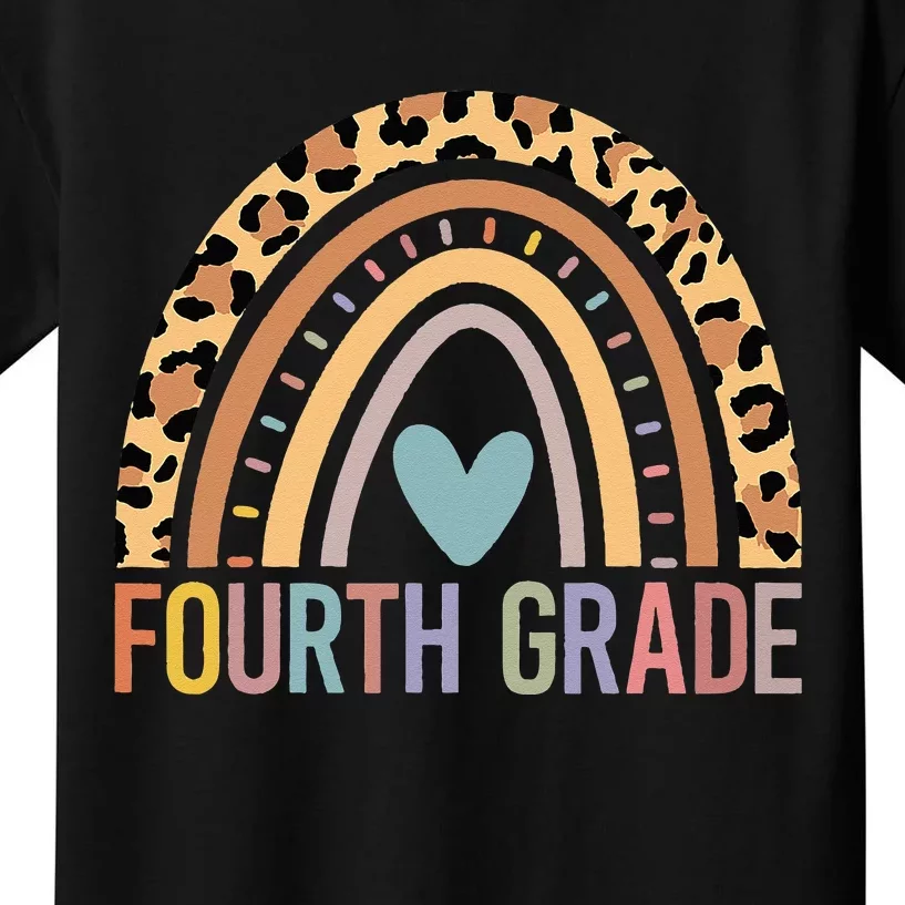 Fourth Grade Rainbow Teacher Team 4th Grade Squad Kids T-Shirt