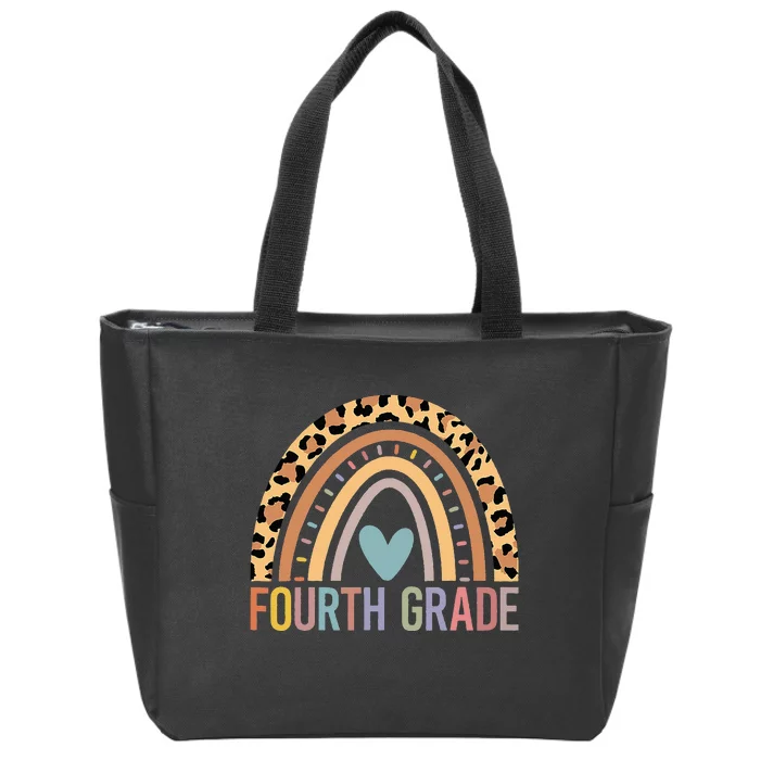 Fourth Grade Rainbow Teacher Team 4th Grade Squad Zip Tote Bag