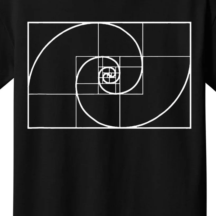 Fibonacci Golden Ratio Kids T-Shirt