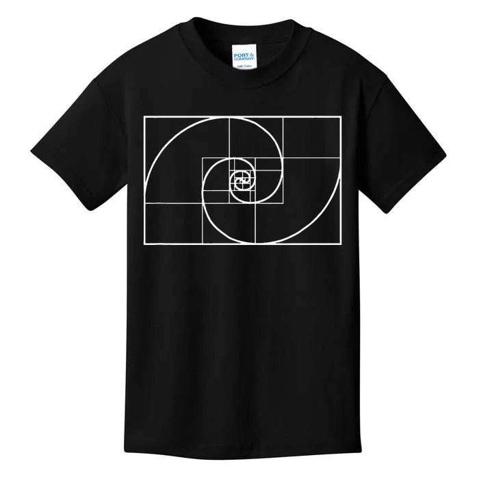 Fibonacci Golden Ratio Kids T-Shirt