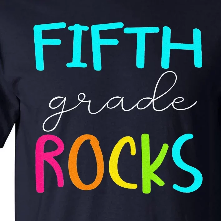 Fifth Grade Rocks Team 5th Grade Teacher Premium Tall T-Shirt