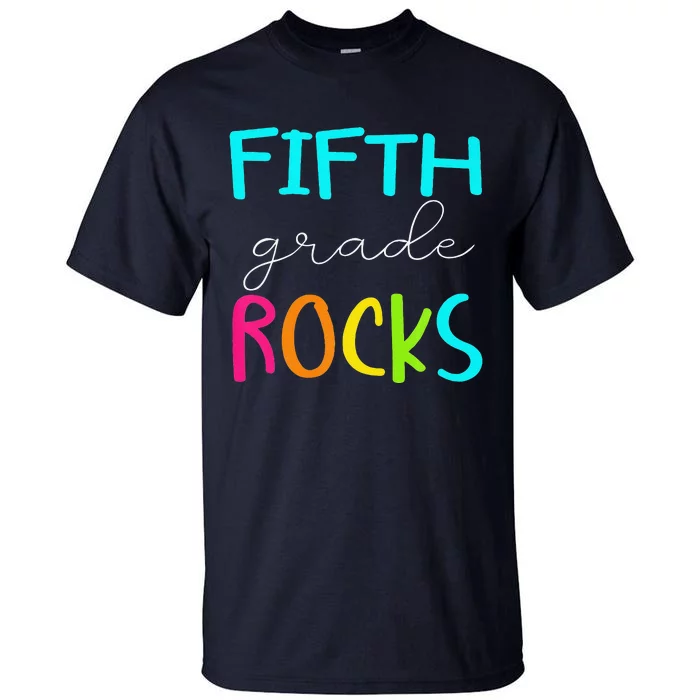 Fifth Grade Rocks Team 5th Grade Teacher Premium Tall T-Shirt