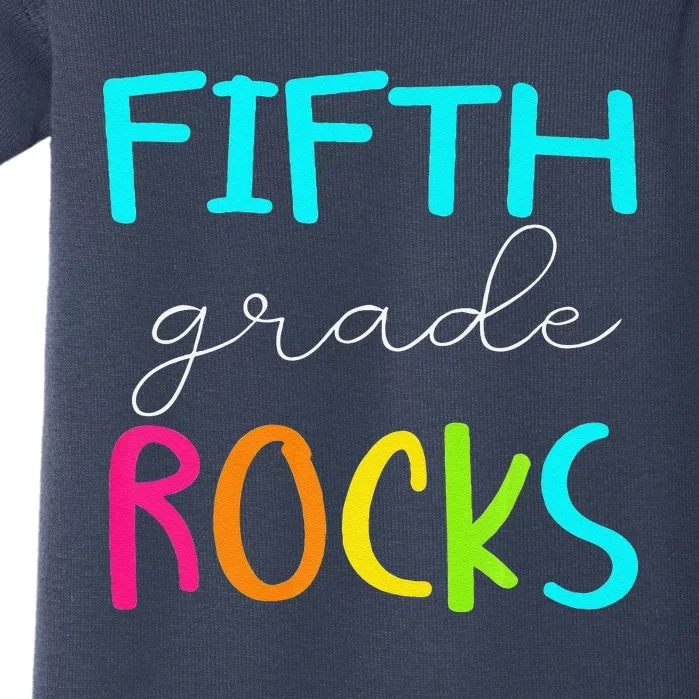 Fifth Grade Rocks Team 5th Grade Teacher Premium Baby Bodysuit