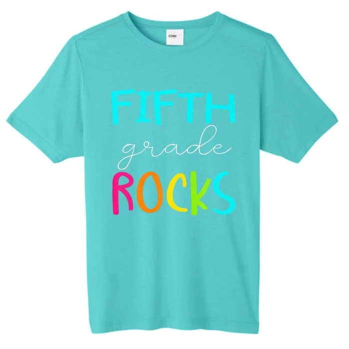 Fifth Grade Rocks Team 5th Grade Teacher Premium ChromaSoft Performance T-Shirt