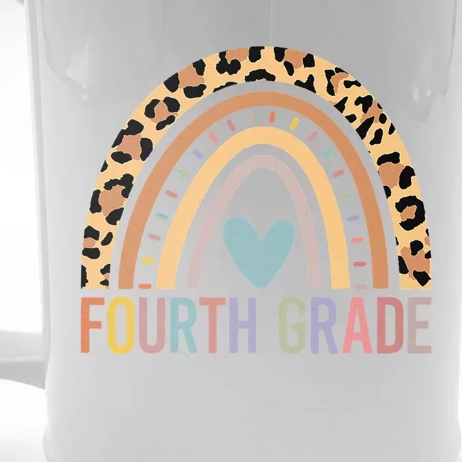 Fourth Grade Rainbow Teacher Team 4th Grade Squad Front & Back Beer Stein