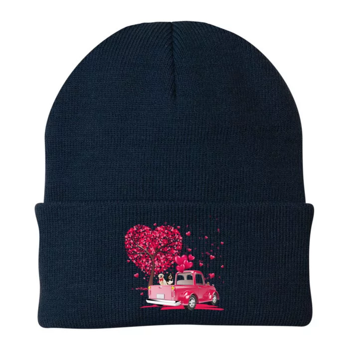 Fun Golden Retriever Gift Truck Happy Valentine's Day Gift Great Gift Knit Cap Winter Beanie