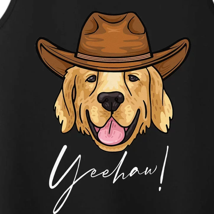 Funny Golden Retriever, Golden Retriever, Dog Lover, Dog Performance Tank