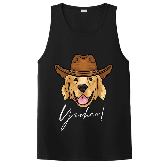 Funny Golden Retriever, Golden Retriever, Dog Lover, Dog Performance Tank