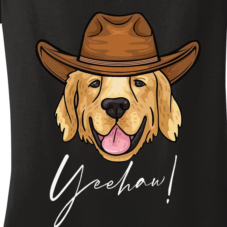 Funny Golden Retriever, Golden Retriever, Dog Lover, Dog Women's V-Neck T-Shirt