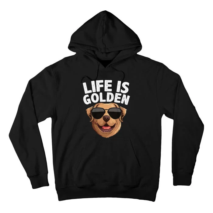 Funny Golden Retriver Design For Dog Lovers Tall Hoodie