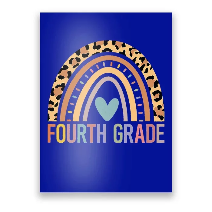 Fourth Grade Rainbow Teacher Team 4th Grade Squad Poster