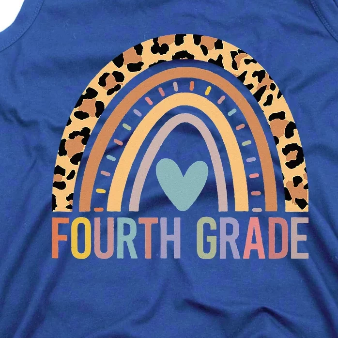 Fourth Grade Rainbow Teacher Team 4th Grade Squad Tank Top