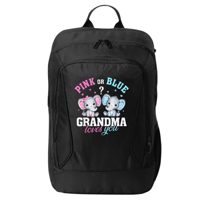 Funny Gender Reveal For Grandma Elephant Baby City Backpack