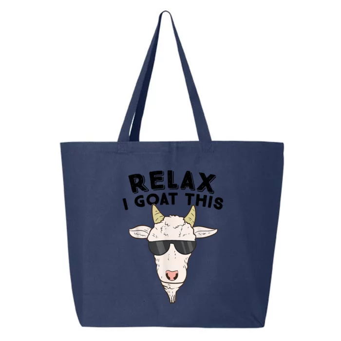 Funny Goat Relax I Goat This Funny Goat Lover 25L Jumbo Tote