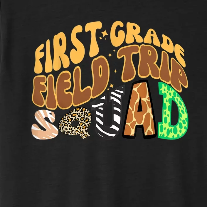 First Grade Students School Zoo Field Trip Squad Matching ChromaSoft Performance T-Shirt