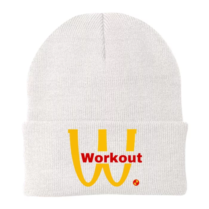 Fitness Gym Sarcastic Spoof Parody Logo Funny Workout Knit Cap Winter Beanie