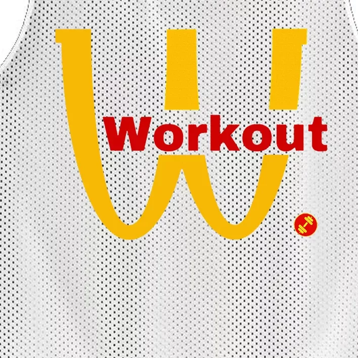 Fitness Gym Sarcastic Spoof Parody Logo Funny Workout Mesh Reversible Basketball Jersey Tank