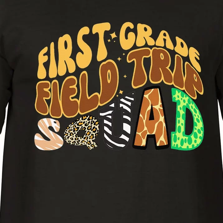 First Grade Students School Zoo Field Trip Squad Matching Comfort Colors T-Shirt