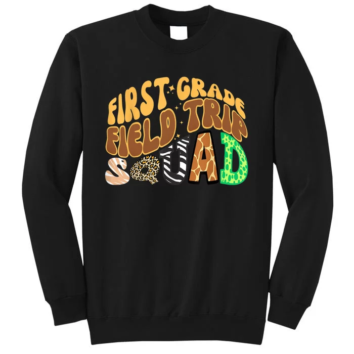 First Grade Students School Zoo Field Trip Squad Matching Tall Sweatshirt