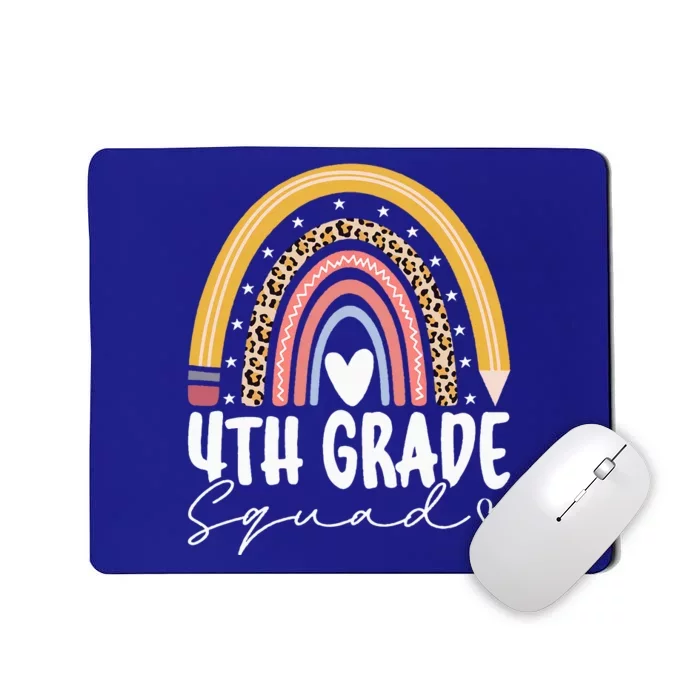 Fourth Grade Squad 4th Grade Team Retro First Day Of School Mousepad