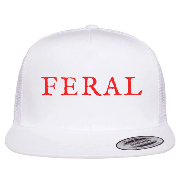 Feral Girl Summer Flat Bill Trucker Hat