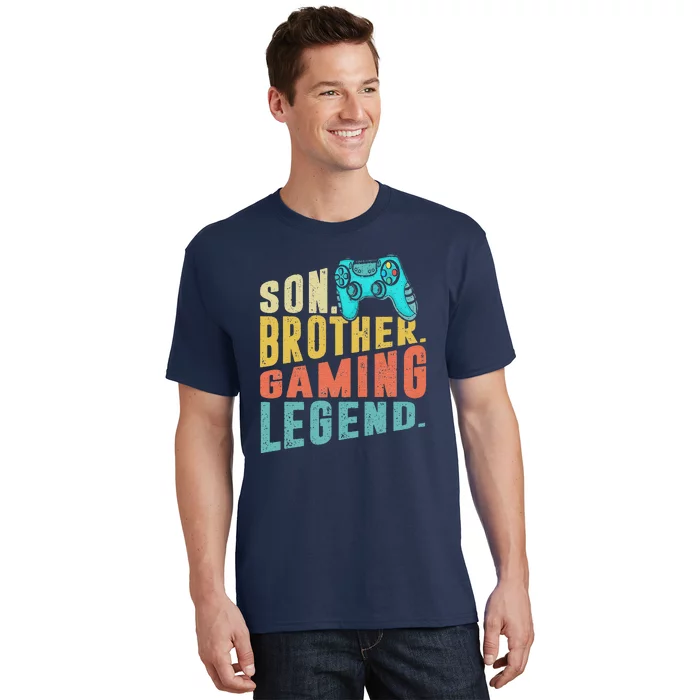 Funny Gamer Son Big Brother Gaming Legend Gift T-Shirt