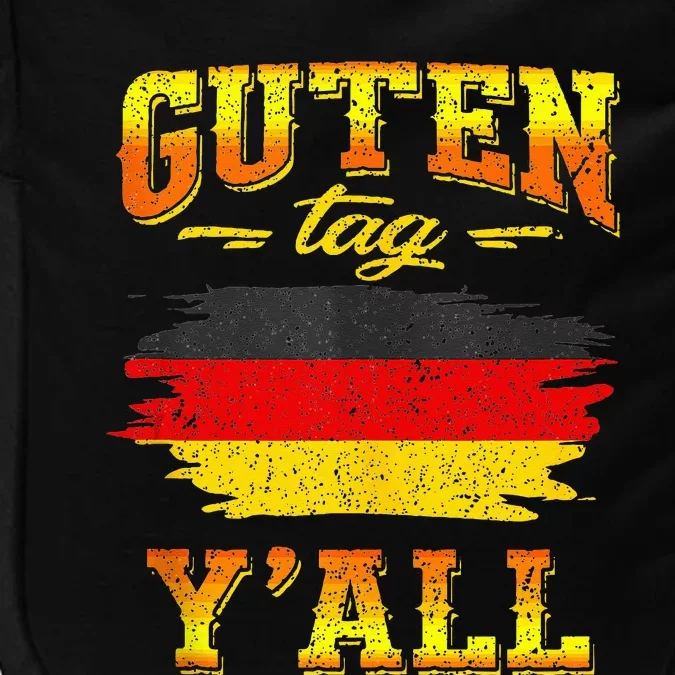 Funny German Saying Quote Joke Germany Flag Impact Tech Backpack