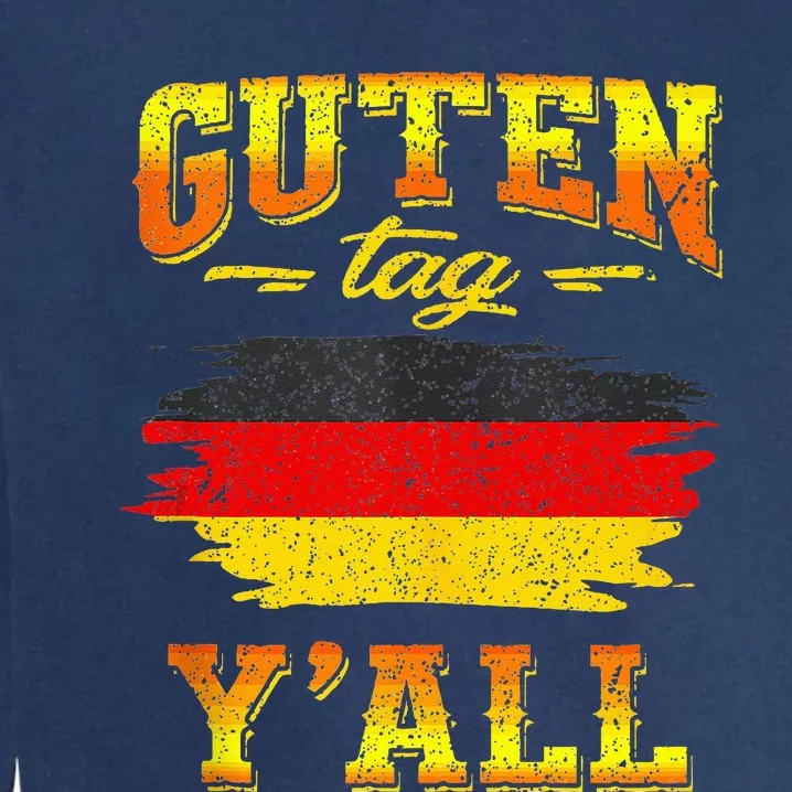 Funny German Saying Quote Joke Germany Flag Garment-Dyed Sweatshirt