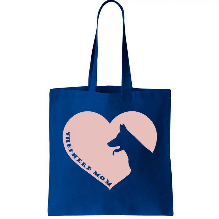 Funny Ger Shepherd Mom Valentine's Day Heart Cute Dogs Gift Tote Bag