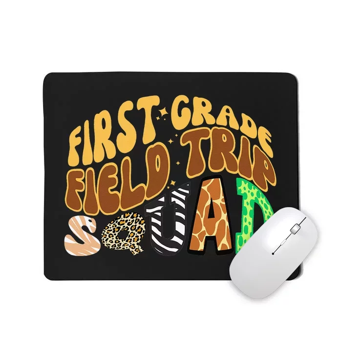 First Grade Students School Zoo Field Trip Squad Matching Mousepad