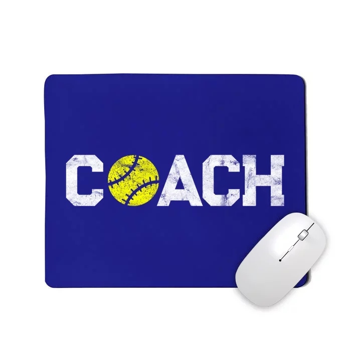 Funny Gift Softball Coaches Appreciation Softball Coach Meaningful Gift Mousepad