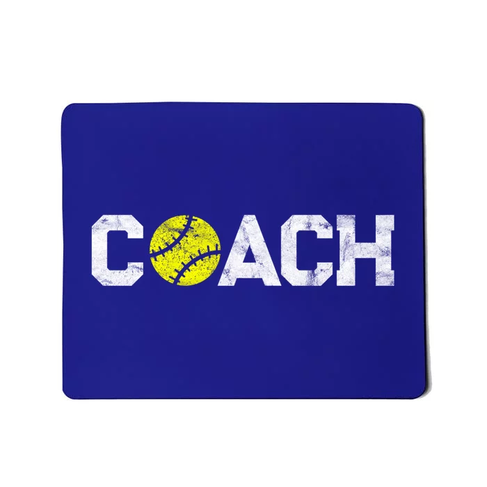 Funny Gift Softball Coaches Appreciation Softball Coach Meaningful Gift Mousepad