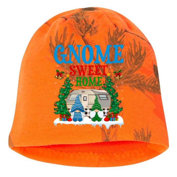 Funny Gnome Sweet Home Camper Camping Christmas Cool Gift Kati - Camo Knit Beanie