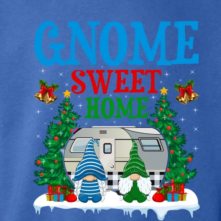 Funny Gnome Sweet Home Camper Camping Christmas Cool Gift Toddler Hoodie