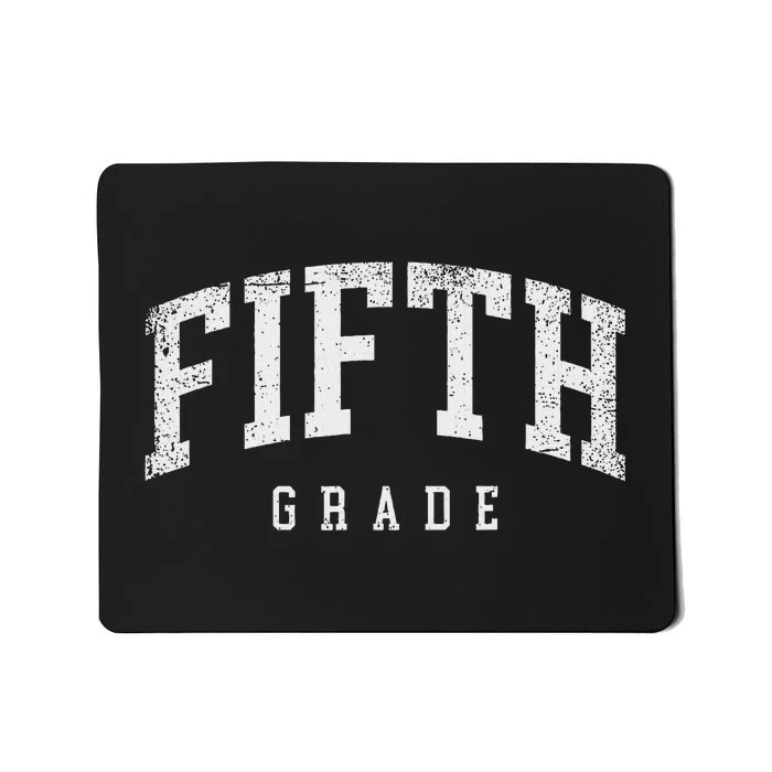 Fifth Grade Squad 5th Grade Team Retro First Day Of School Mousepad