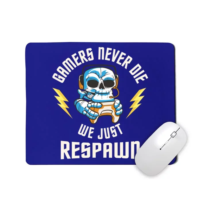 Funny Gamer Skeleton Online Gaming Computer Video Games Gift Mousepad