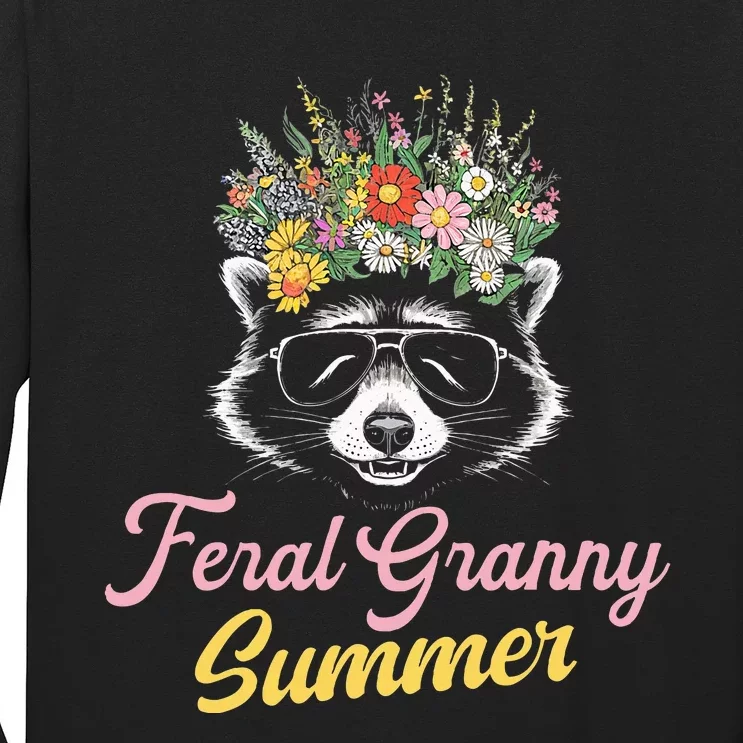 Feral Granny Summer Shirts For Graden Grandma Long Sleeve Shirt