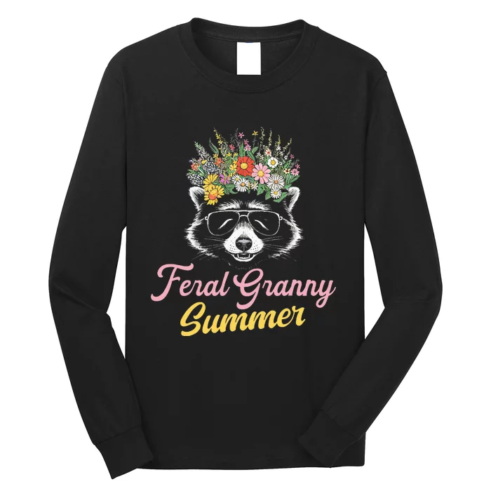 Feral Granny Summer Shirts For Graden Grandma Long Sleeve Shirt