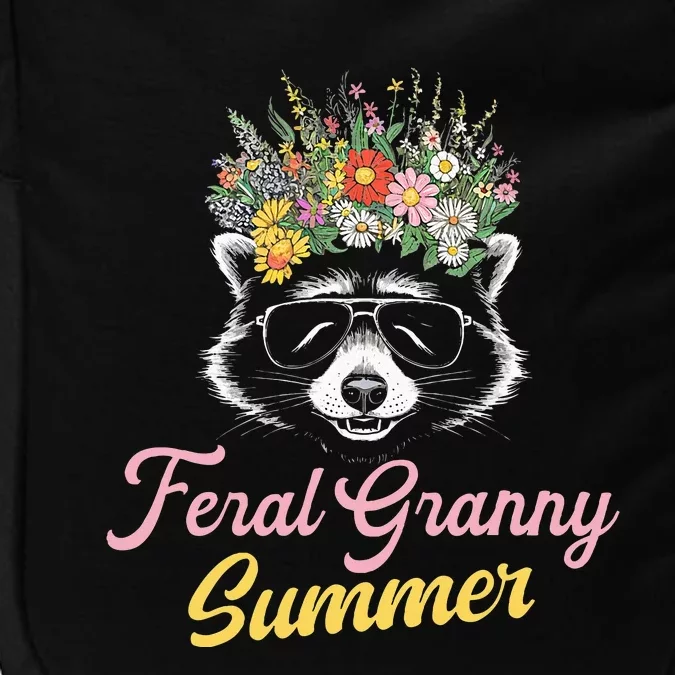 Feral Granny Summer Shirts For Graden Grandma Impact Tech Backpack