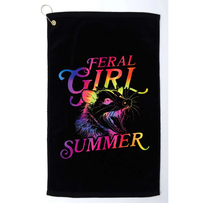 Feral Girl Summer Platinum Collection Golf Towel