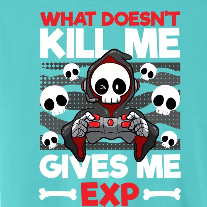 Funny Gamer Skeleton Bones Cute Video Gaming Exp Quote Meaningful Gift ChromaSoft Performance T-Shirt