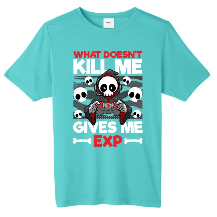 Funny Gamer Skeleton Bones Cute Video Gaming Exp Quote Meaningful Gift ChromaSoft Performance T-Shirt