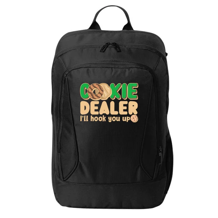 Funny Girl Scout Cookie Dealer I'll Hook You Up City Backpack