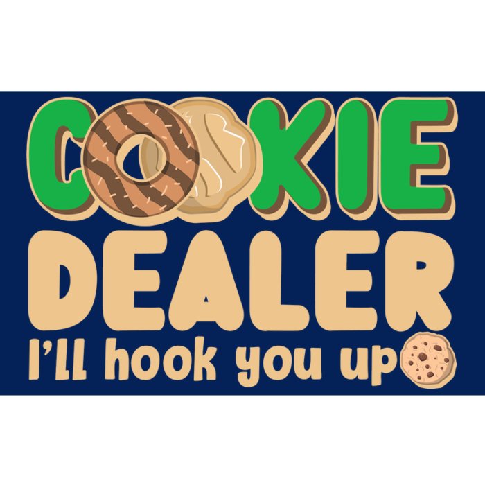 Funny Girl Scout Cookie Dealer I'll Hook You Up Bumper Sticker