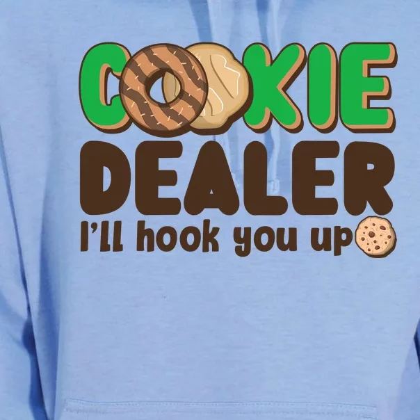 Funny Girl Scout Cookie Dealer I'll Hook You Up Unisex Surf Hoodie