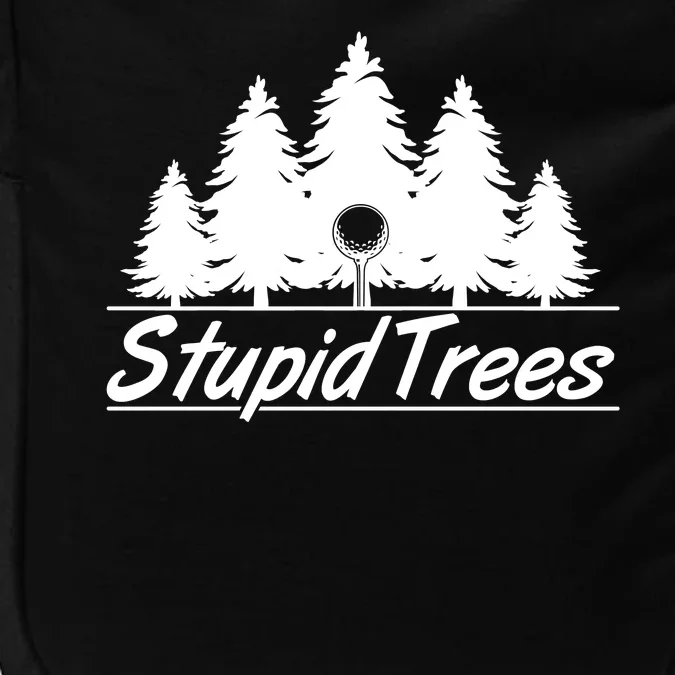 Funny Golfer Stupid Trees Impact Tech Backpack