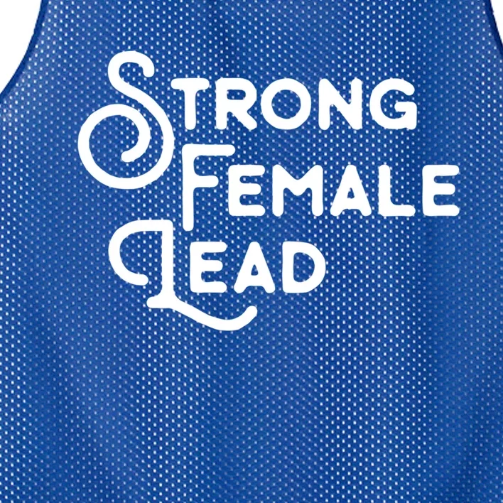 Feminism Gift Strong Female Lead Feminist Saying Mesh Reversible Basketball Jersey Tank