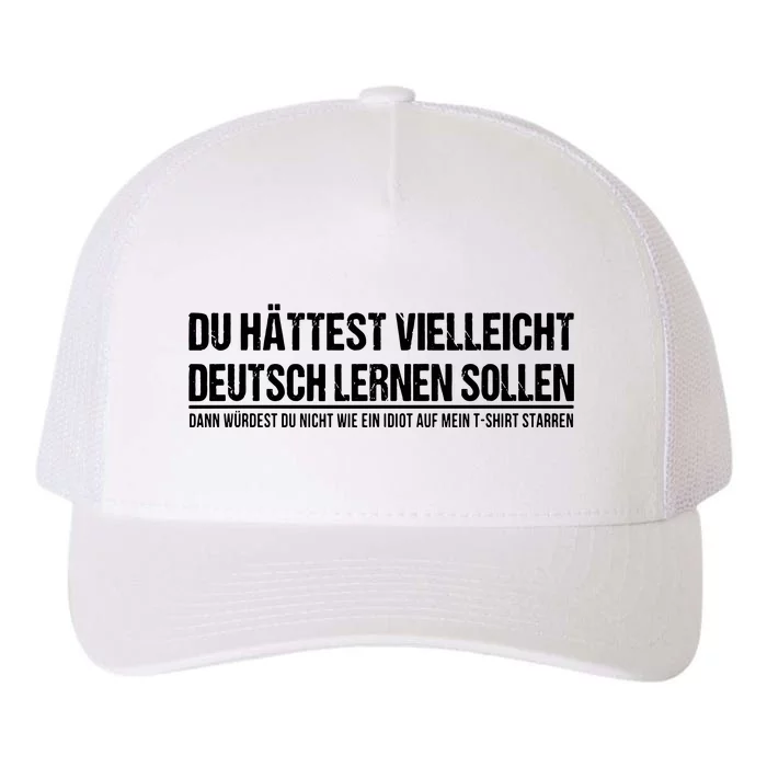 Funny German Speaker Shirts Deutschland Quote Gift Yupoong Adult 5-Panel Trucker Hat