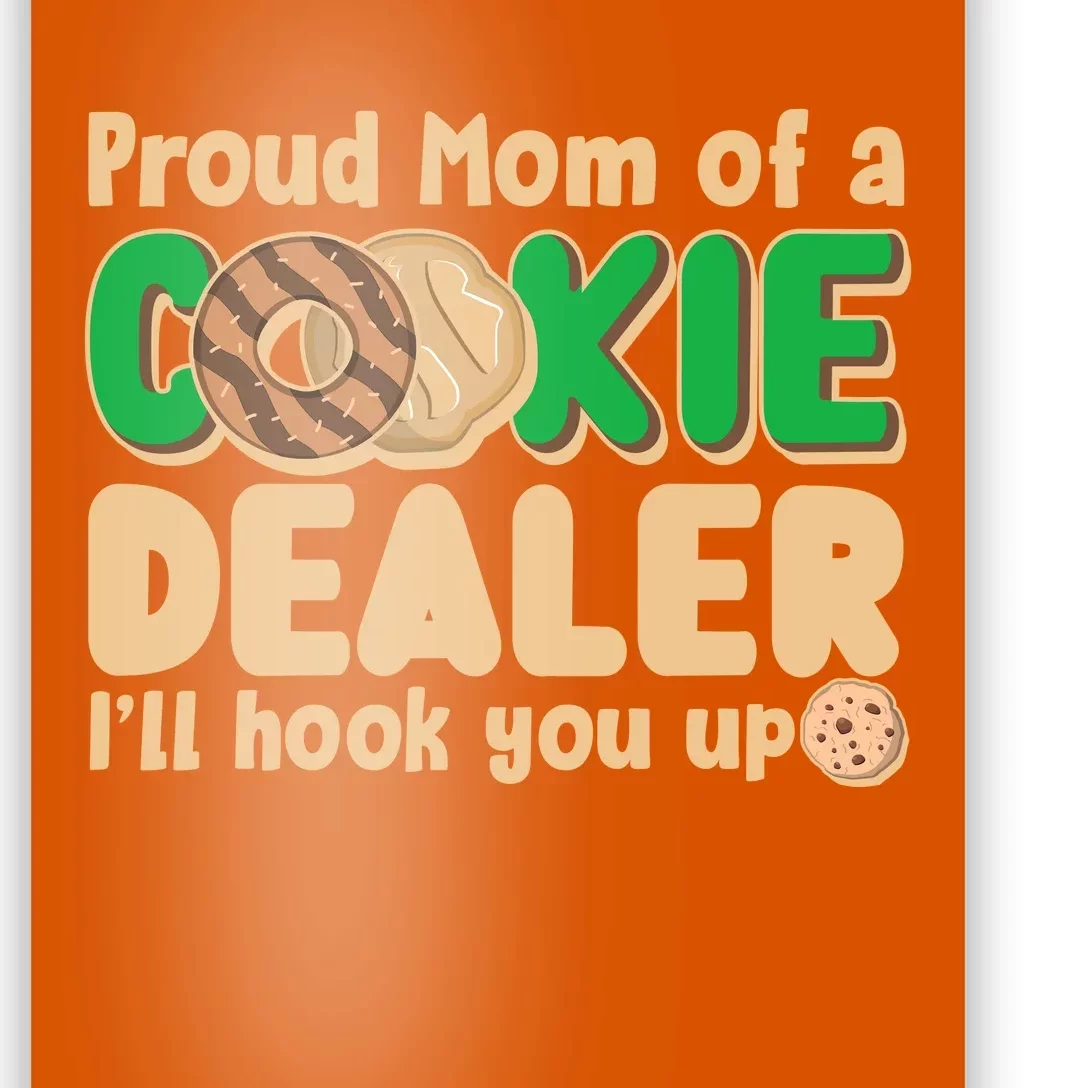 Funny Girl Scout Proud Mom Of A Cookie Dealer I'll Hook You Up